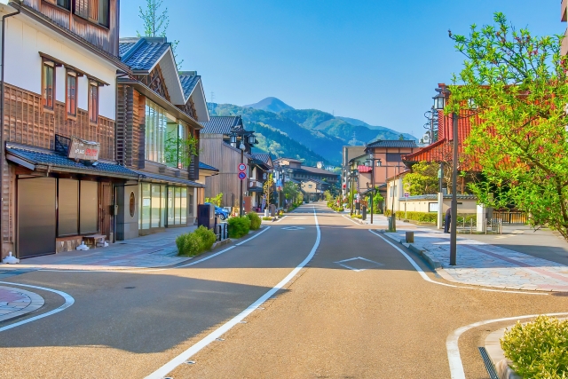 山中温泉「南町ゆげ街道」